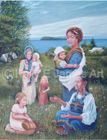 Preview of the nearly completed painting.